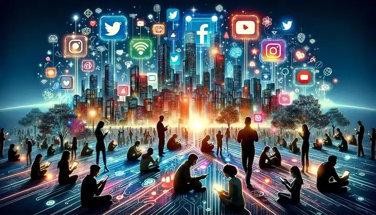 Representación digital de la población presente en las redes sociales