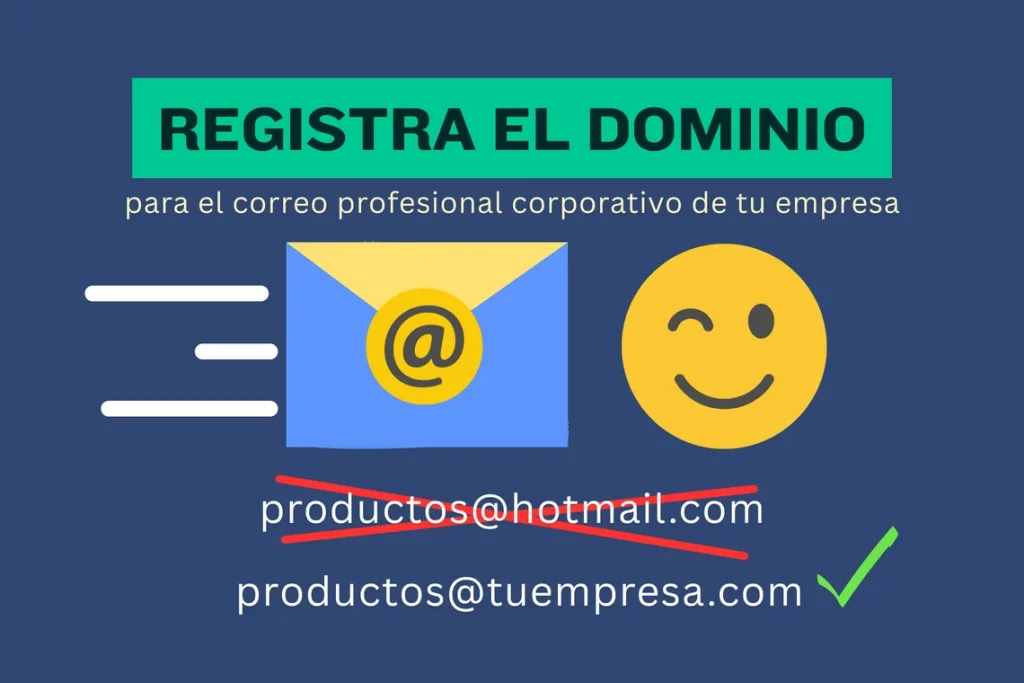 Grafica digital sobre el correo corporativo que proyecta una imagen profesional